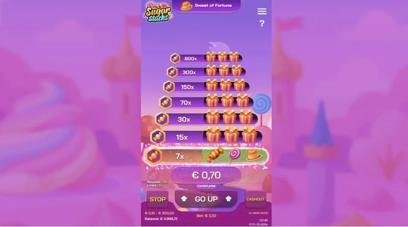 Sugar Stacks - az édességek tíz szintjéből álló édes torony